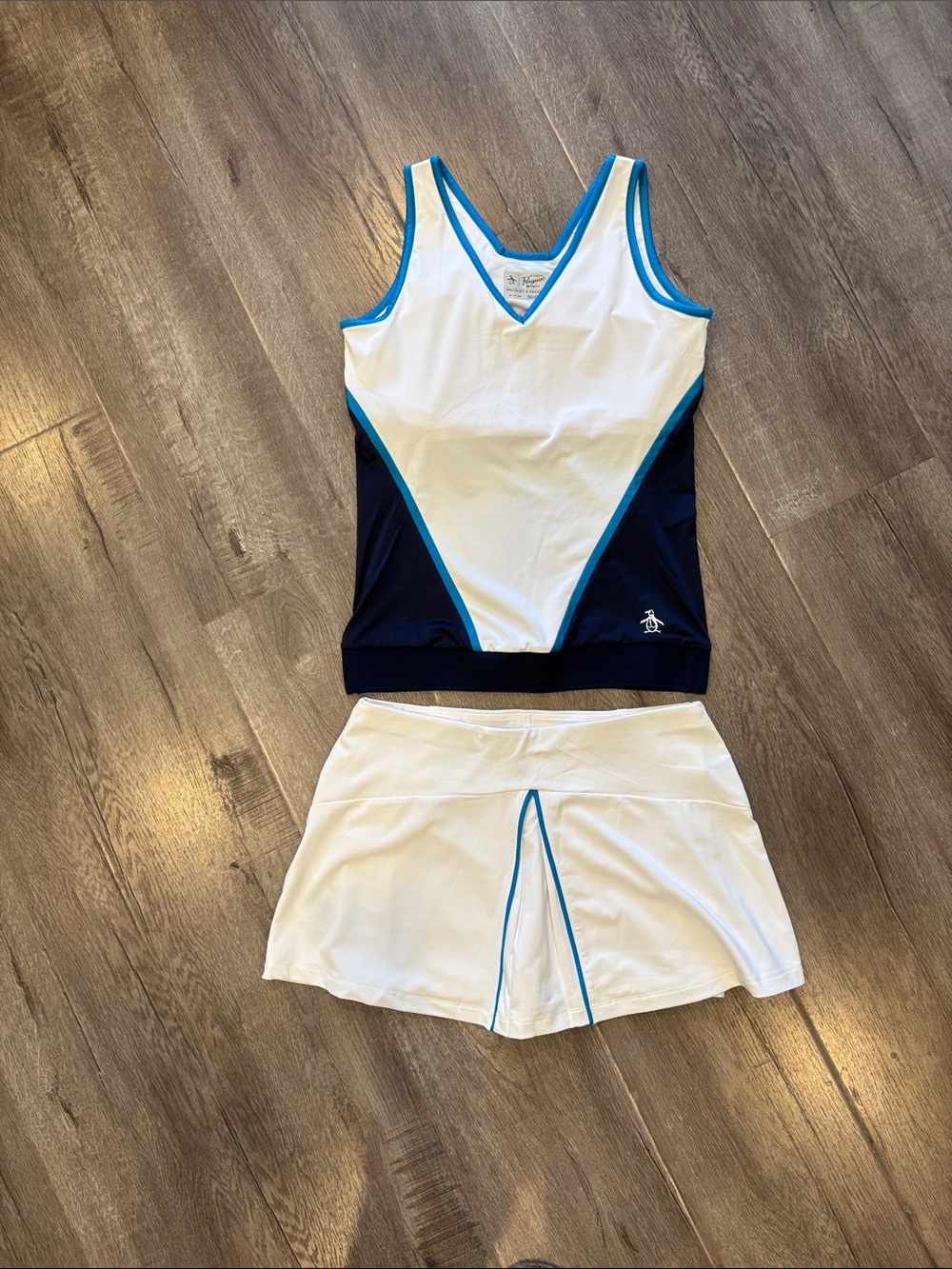 Original Penguin Women's Tennis & Pickleball Set | XS Top, S Skirt